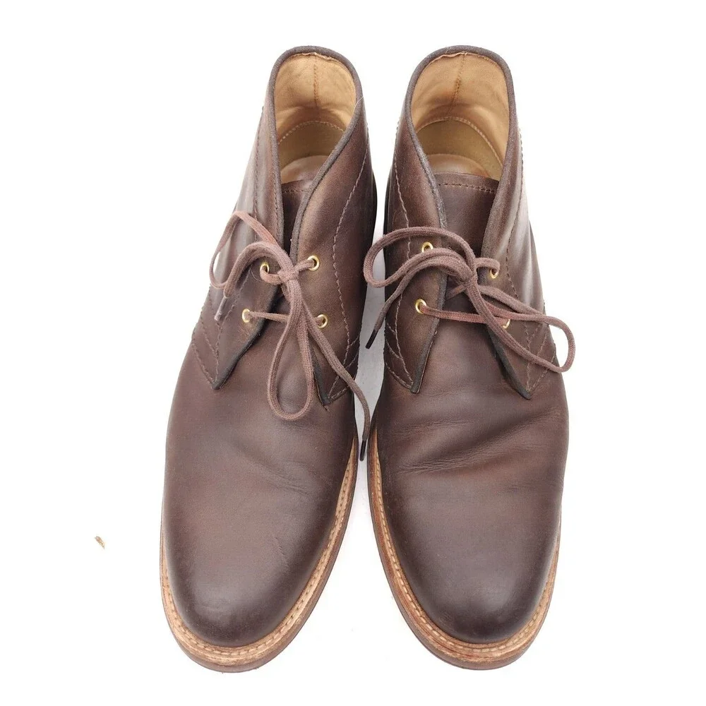 UGG Dagmann Men's Size 12 US Grizzly Brown Leather Chukka Ankle Boots 1018684